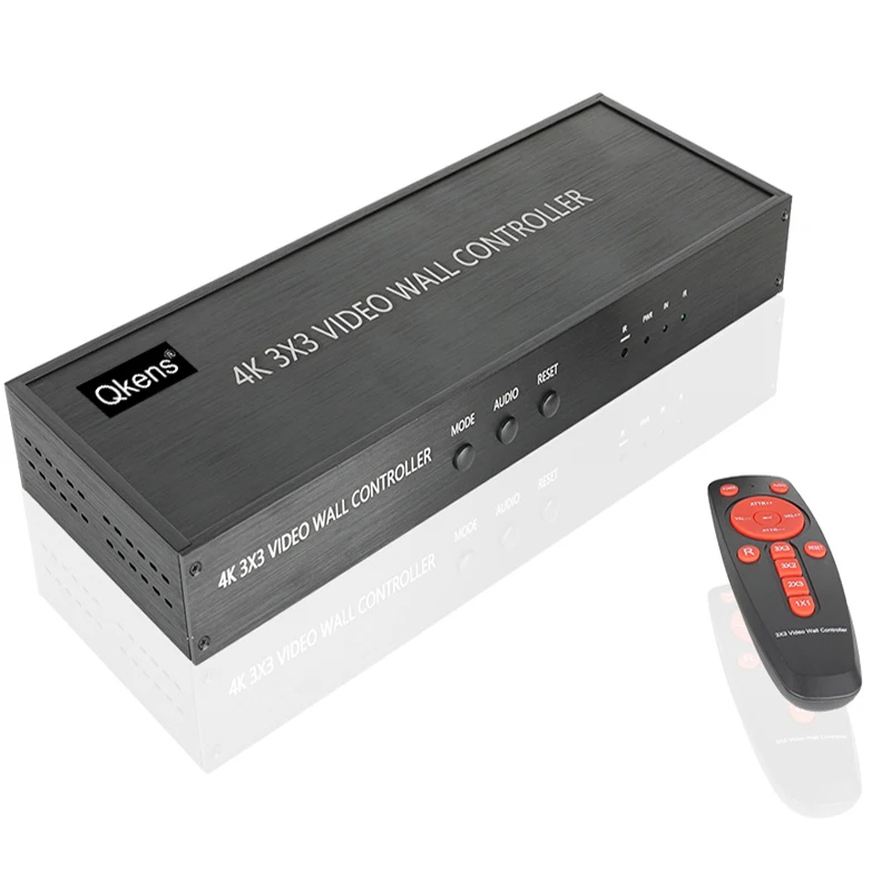 

4K 3x3 Video Wall Controller 9 Screen Display TV Stitching Box Processor 3x2 2x2 1x3 2x3 4x2 2x4 Splicer 180 Flip Image Rotate