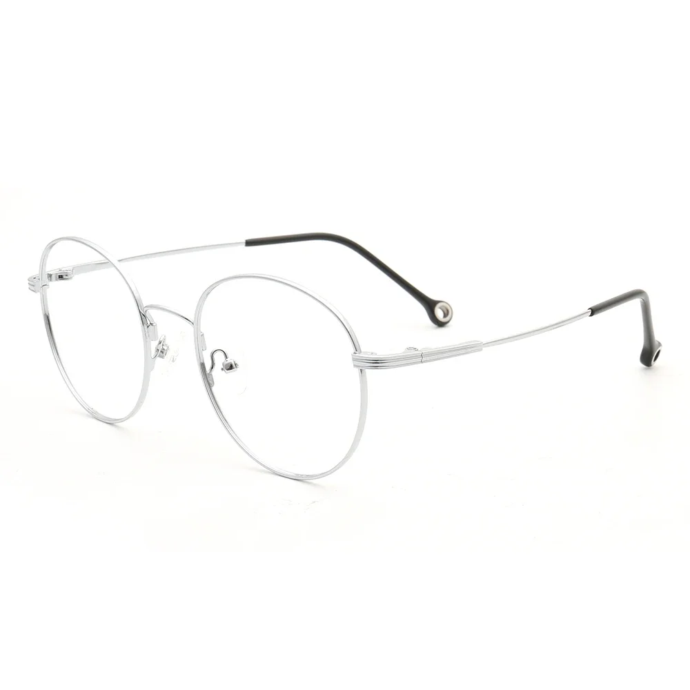 Круглые мужские металлические оправы для очков с эффектом памяти женские гибкие