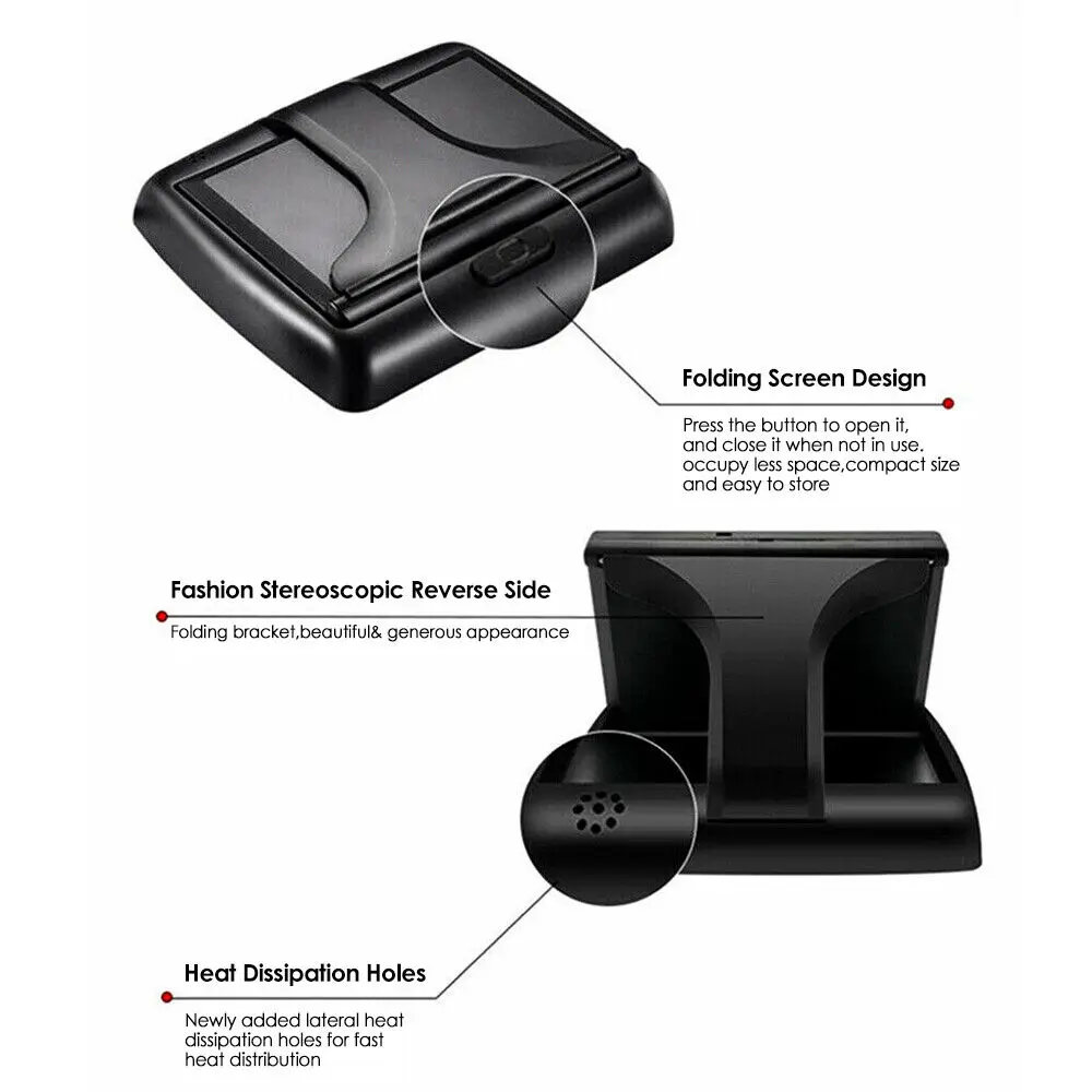 QueenDer 4 3/5-дюймовая складная автомобильная камера заднего вида HD ЖК-видеосистема