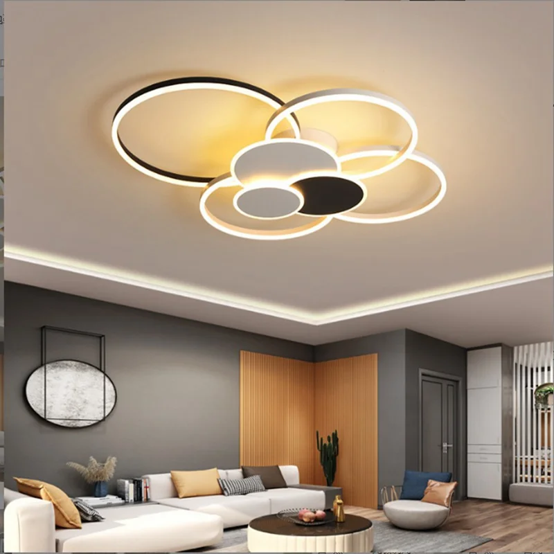 

Люстры, современные светильники, потолочные лампы, умный дом, Alexa Circle, подходят для гостиной, спальни, кабинета, столовой, внутреннее освещение