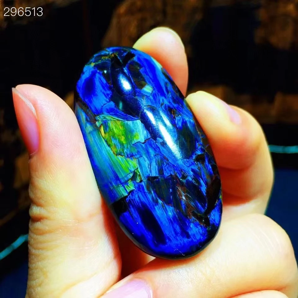 

Натуральный Синий пьестерситовый прямоугольный Вибрационный кулон 51,6x34x1 1 мм для женщин и мужчин, бижутерия из пьестерсита голубого кошачи...