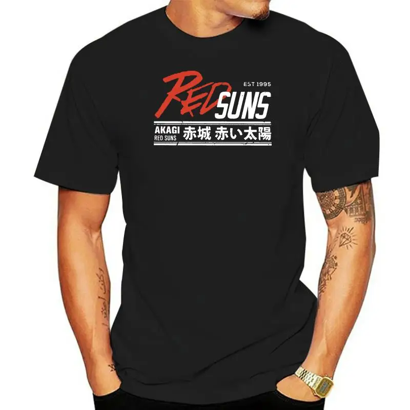 

100% хлопок Мода Initial D - RedSuns 1 футболка мужская футболка S-6XL футболка (1)