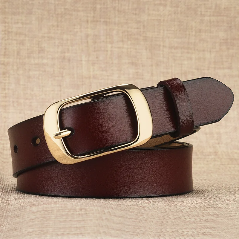 

Fashion Womens Leather Belts with Pin Buckle Waist Belt for Jeans Pants Women Leather Belt for Jeans Pants Dress Waist Belt