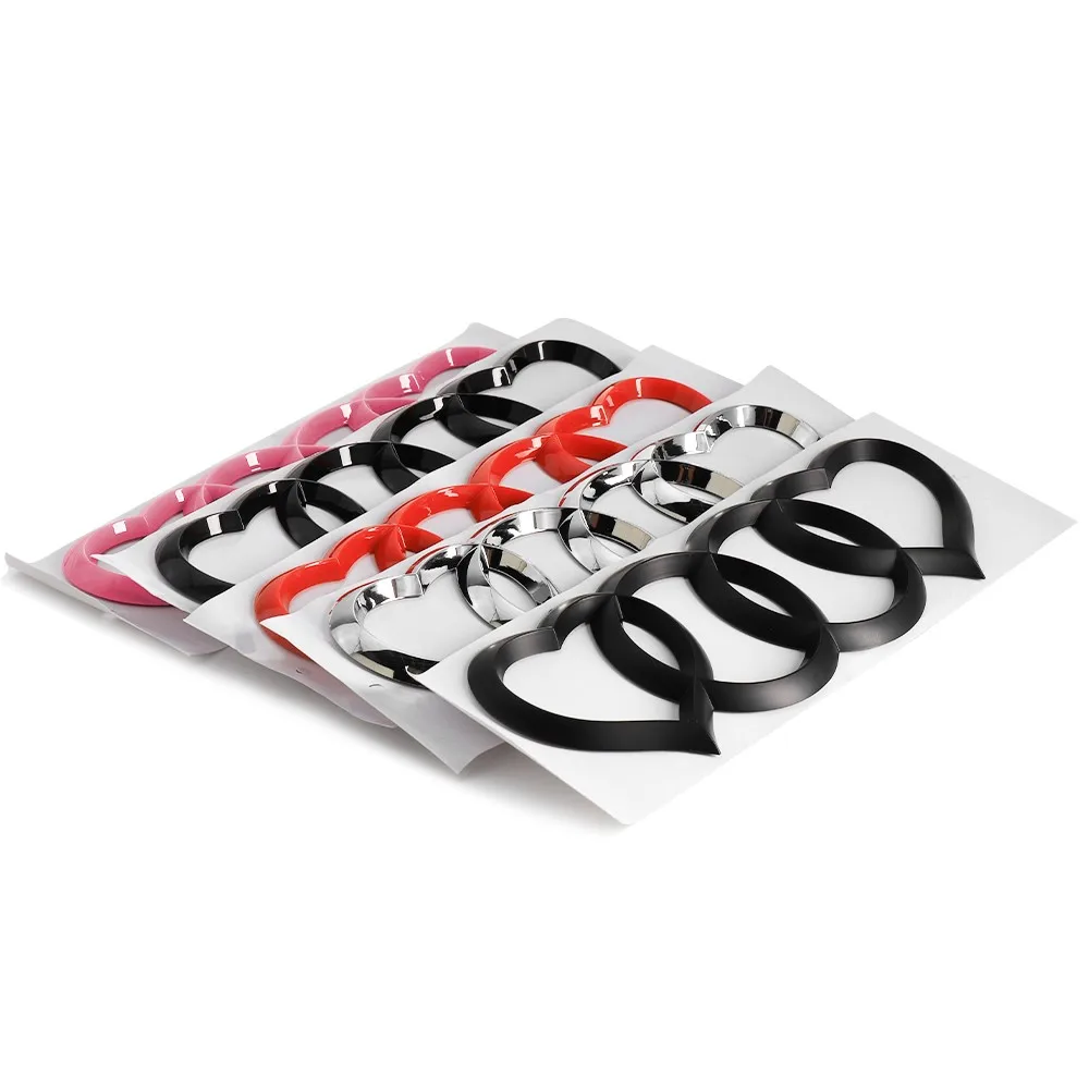 2024 автомобильная наклейка с логотипом в виде сердца любви задняя этикетка