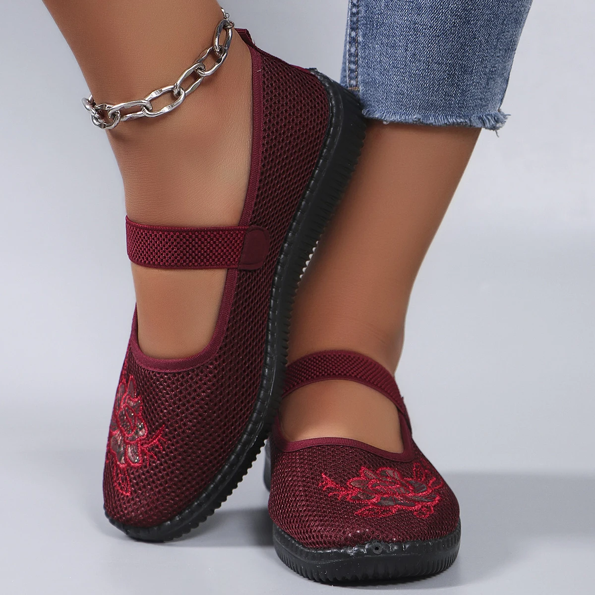 Весенняя Женская Спортивная Обувь Дышащие Легкие Нескользящие Износостойкие