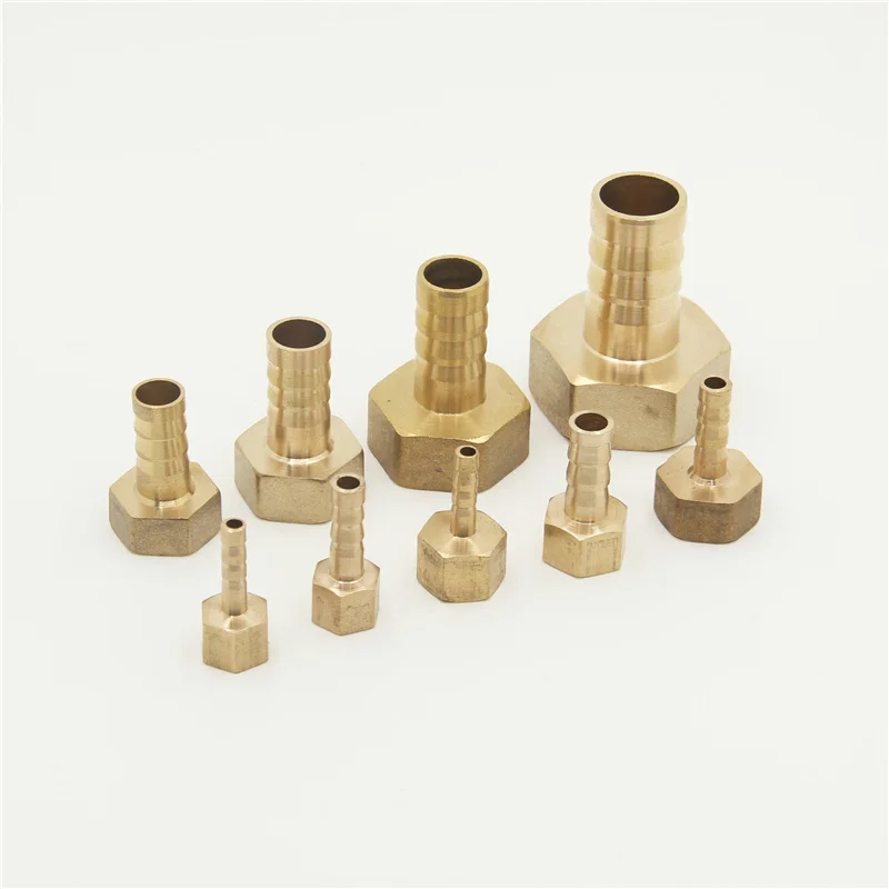 

Pagoda connector 6 8 10 12 14mm hose barb connector, hose tail thread 1/8 1/4 3/8 1/2 inch thread (PT)brass water pipe fittings