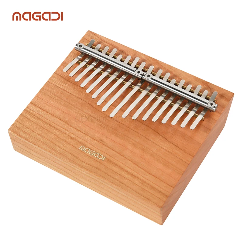 Оригинальный MAGADI Kalimba 17key M17/M18/M21 высокое качество профессиональное пианино с большим пальцем Вишневый музыкальный инструмент Mbira Calimba подар...