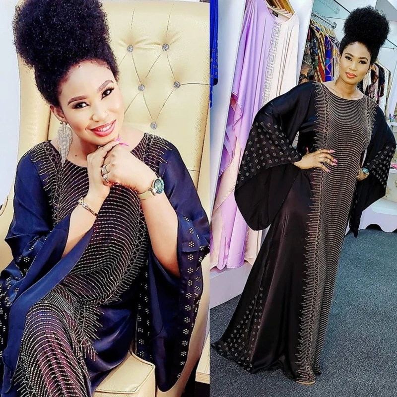 

2020 Africa Clothing African Maxi Dresses For Women Muslim Long Dress High Quality Length Fashion African Dress For Lady Robe