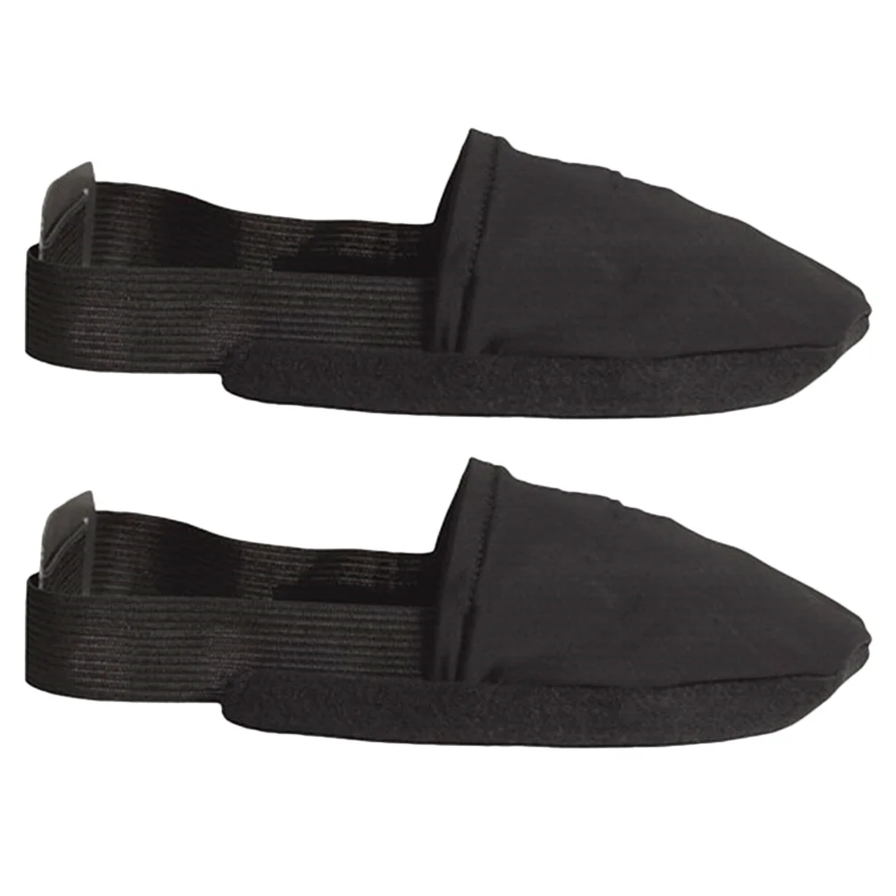 

Womens Black Sneakers Bowling Shoe Covers Mat Non-slip Elastic Shoes Slider Kids Child