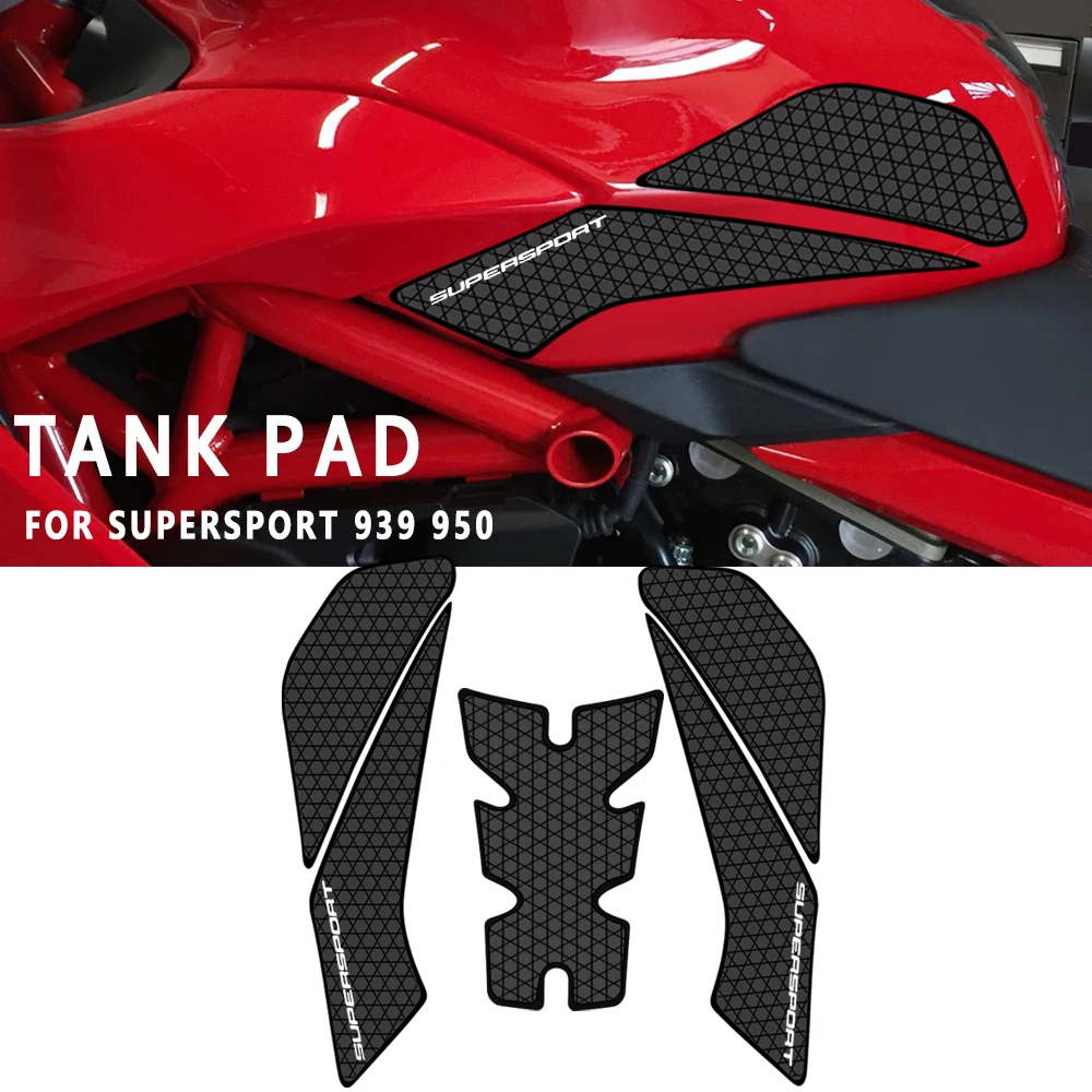 

Motorcycle Anti-slip Tank Pads Sticker Side Gas Knee Grip Traction Pads For Ducati SuperSport 939 950 SuperSport 950