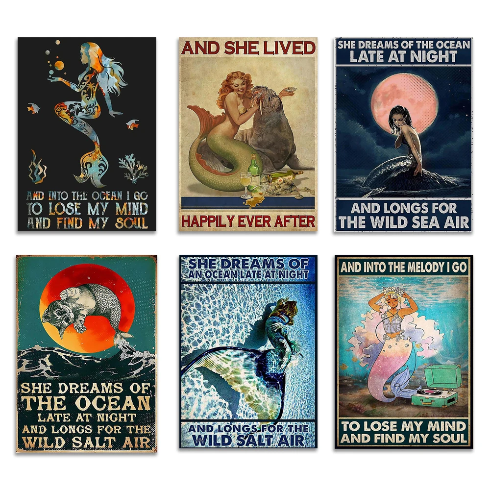 Мечта долгание океана для дикого воздушная русалка в мелодия я перейти за моем