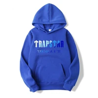trapstar tracksuit brand printed sportswear men 18 colors warm two pieces set loose hoodie sweatshirt pants set hoodie jogging