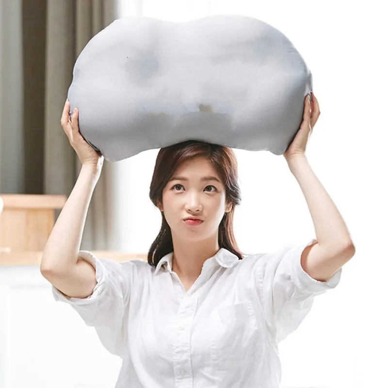 

3D Cloud Pillow All-round Ergonomic Pillows With Pillowcase Soft Neck Support Egg Groove Design Deep Sleep Memory Foam Pillow