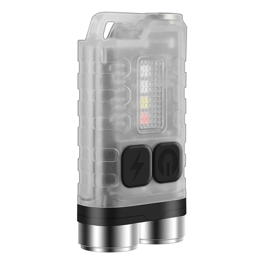 

Flashlight Keychain Waterproof Rechargeable Keyring Portable Pocket Walking Climbing Work Night Lantern Torch Fluorescent