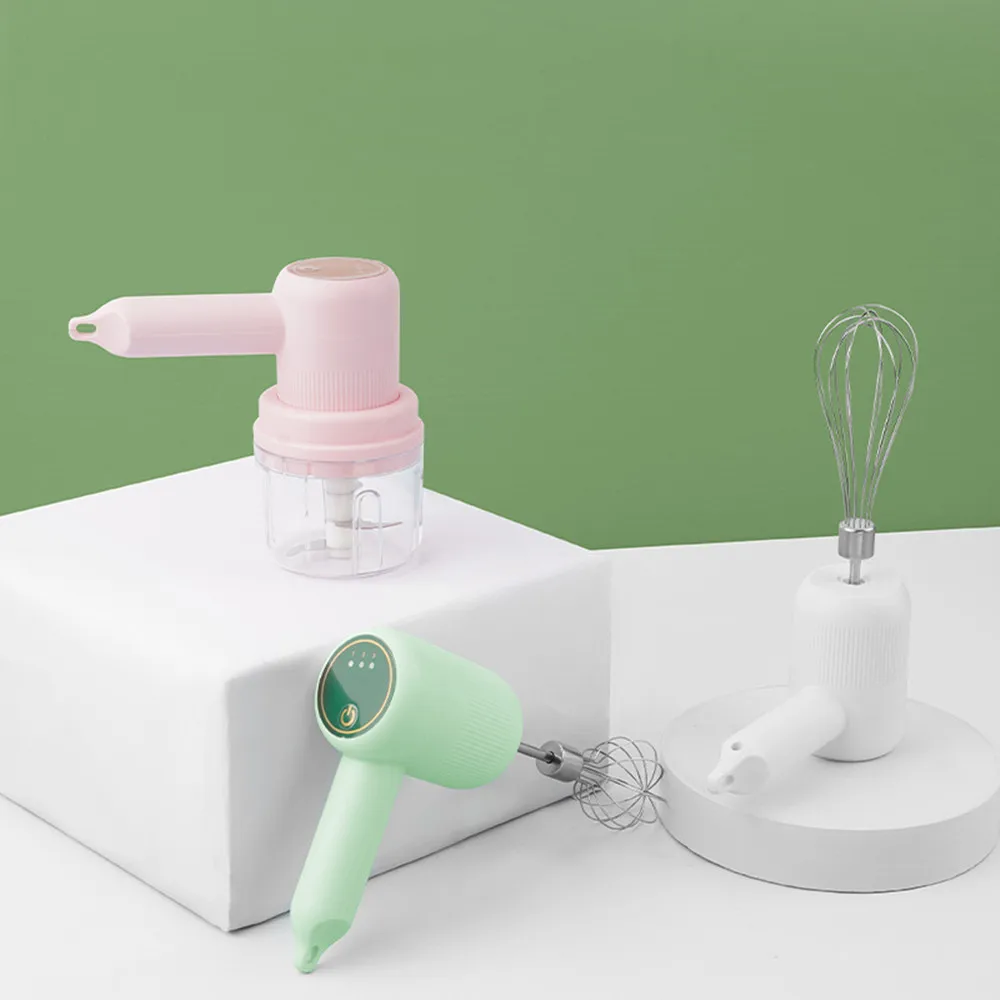 

Mini Mixer Electric Food Blender Handheld Wireless 3 Speed Egg Beater Automatic Cream Food Cake Baking Dough Mixer Kitchen Tools