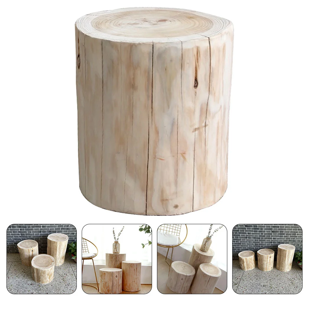 

Household Outdoor Outdoor Outdoor Stools Multi-use Wood Stool Novelty Wood Stool Small Bedside Table Living Room Decor