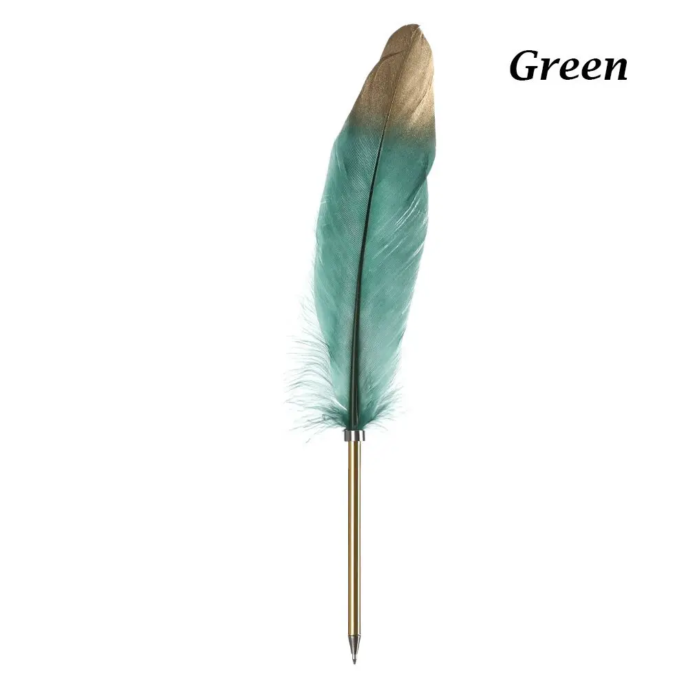 

Шариковая ручка с перьями