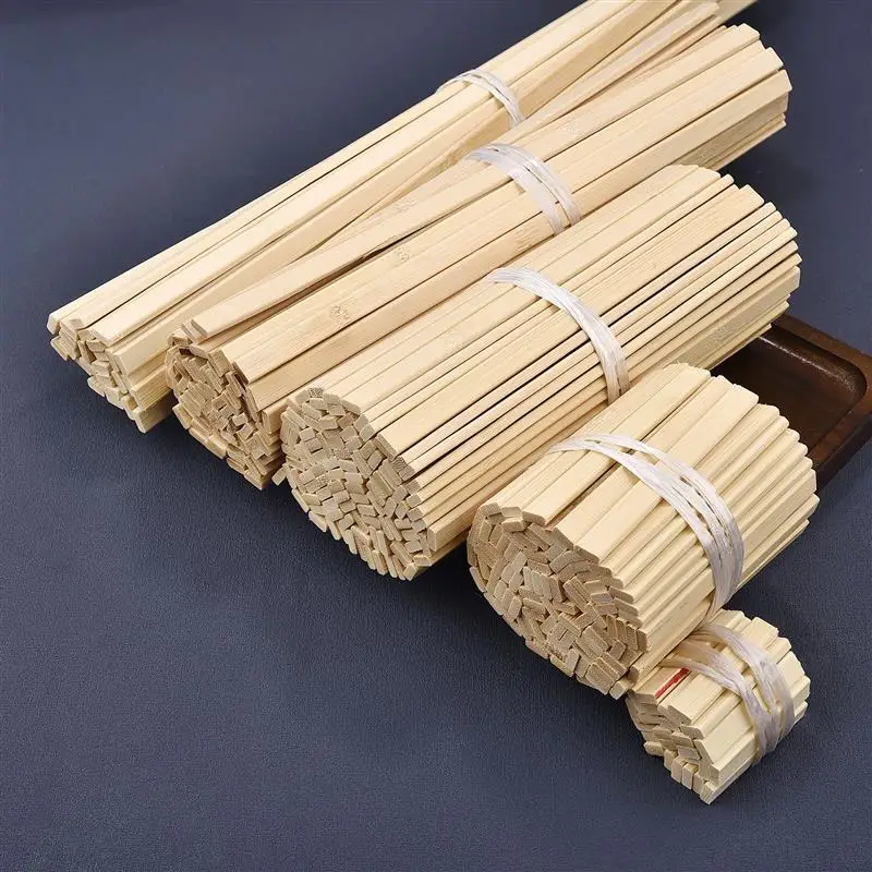 Плоский бамбуковый ломтик 5-50 см для ремесел и моделирования мебели Материалы DIY Прочный доводчик Деревообрабатывающий инструмент.