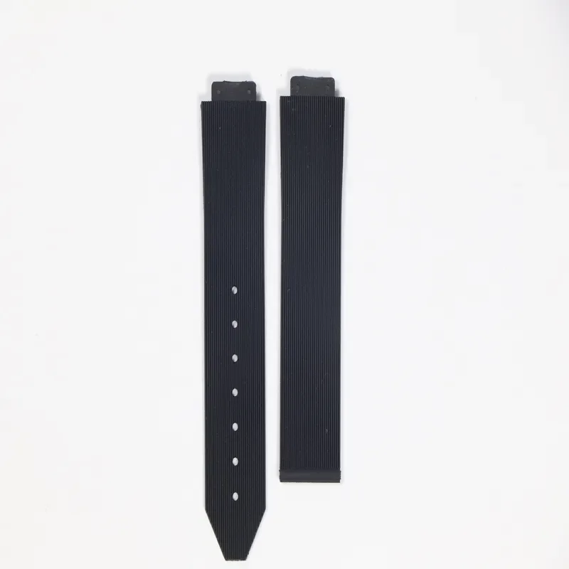 Sizes for HUBLOT Classic Fusion Universe Big Bang Series Men Women Silicone Watch Strap Vertical Stripe Road Bracelet 25mm