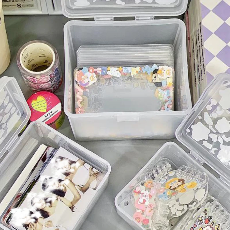 

2 шт., прозрачный Настольный органайзер для хранения