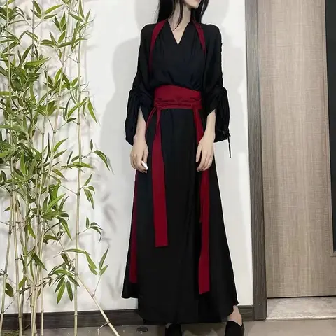 Китайское платье ханьфу, Женский костюм для косплея 2023, традиционное платье ханьфу старой династии ханьфу, зеленое и красное платье, китайский костюм