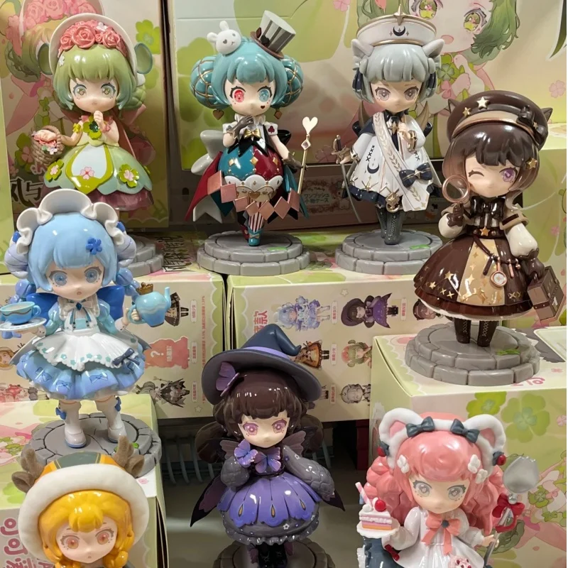 Аутентичная Kokoya 4th Blind Box Generation Wind And Mori Legend Series Kawaii Anime Figure Play Doll Toys Hand Decoration