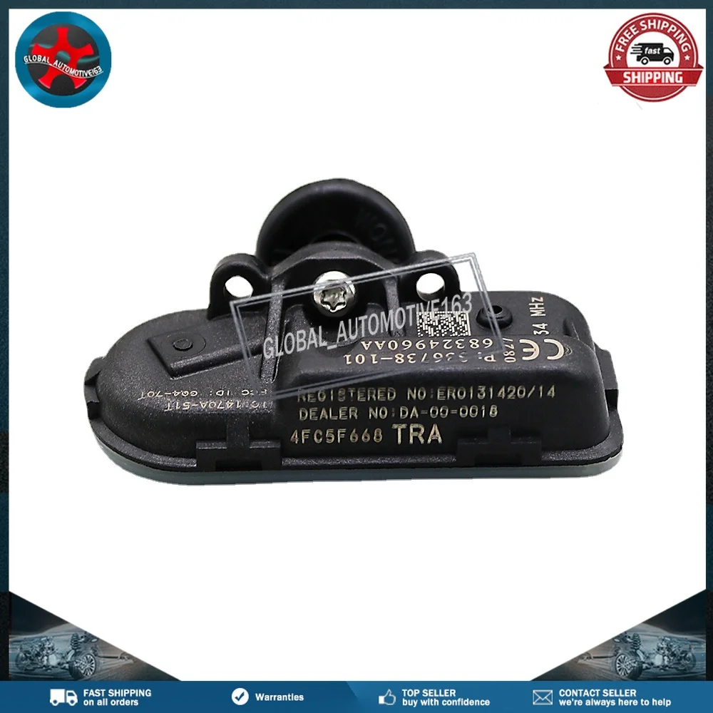 Датчик контроля давления в шинах TPMS 434 МГц 68324960AA для Jeep Cherokee Ram 1500 2500 3500 грузовой