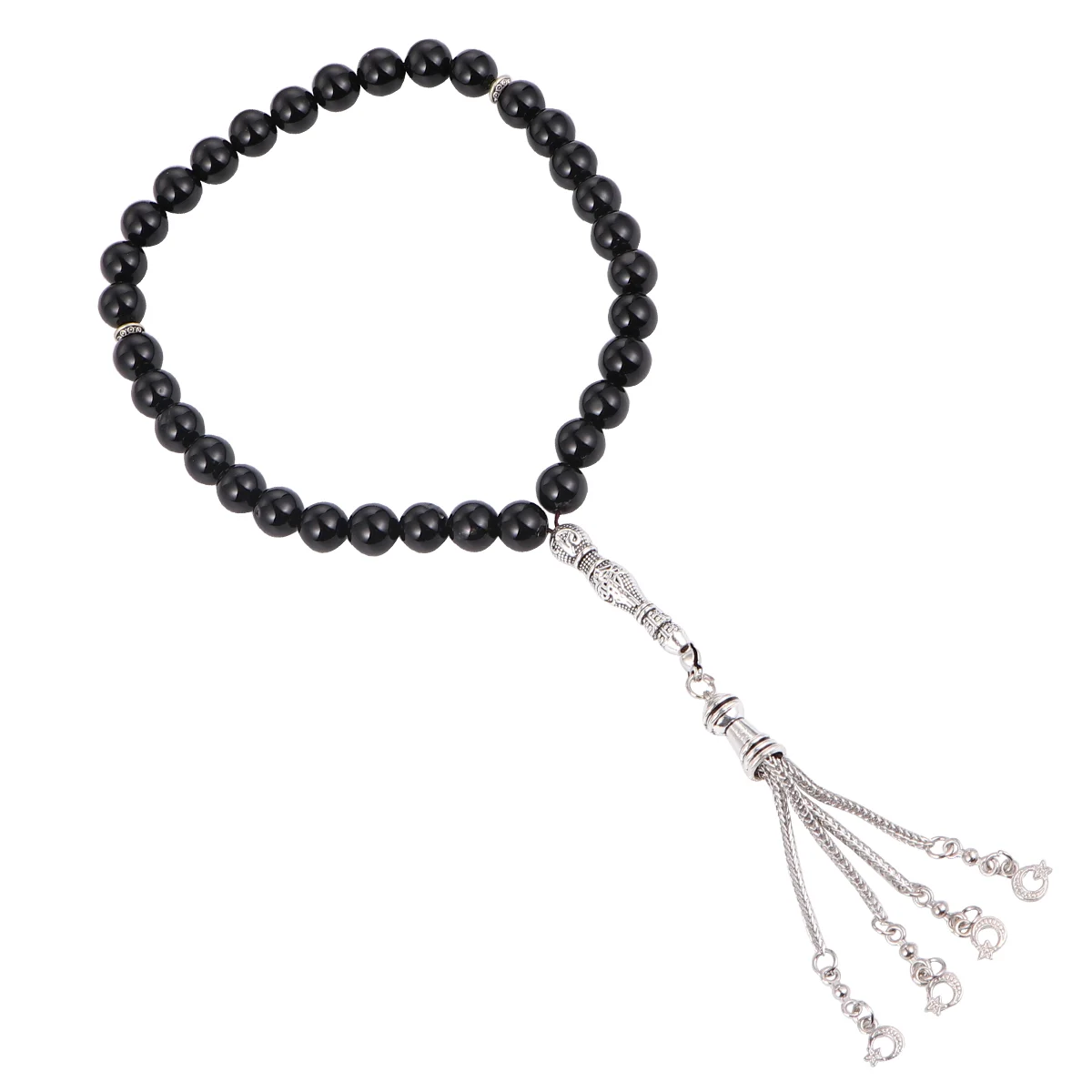 

Muslim Supplies Prayer Accessories Agate Beads Rosary Chain Crystal Ornaments Middle East Masbaha