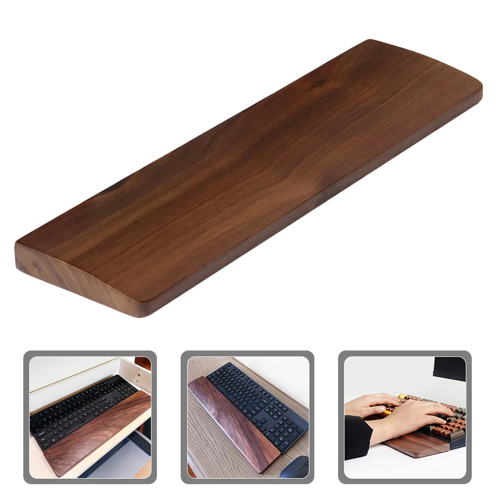 Mat Wrist Rest Keyboard Mouse Wood Arm Rests Wrists Computer Desk Wooden Resting Pad