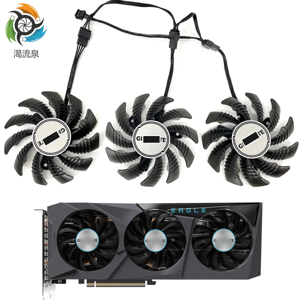 Вентилятор охлаждения для видеокарты Gigabyte RTX 3060 3070 Gaming RTX 3060 Ti 3070 Ti Eagle, 78 мм