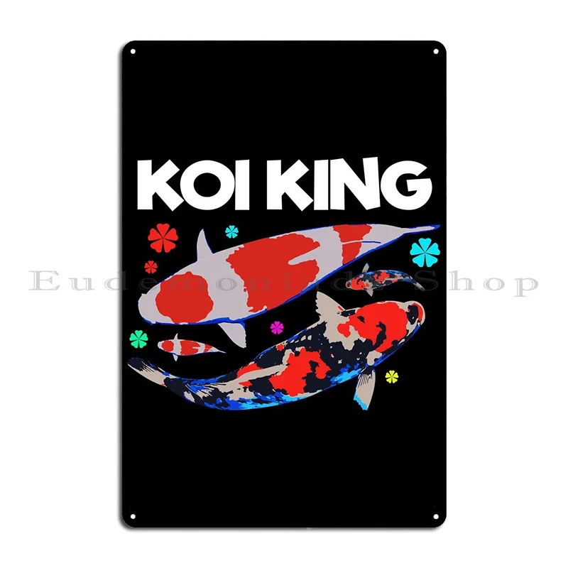 Металлический знак Koi Fish King настенная роспись для паба персонализированный