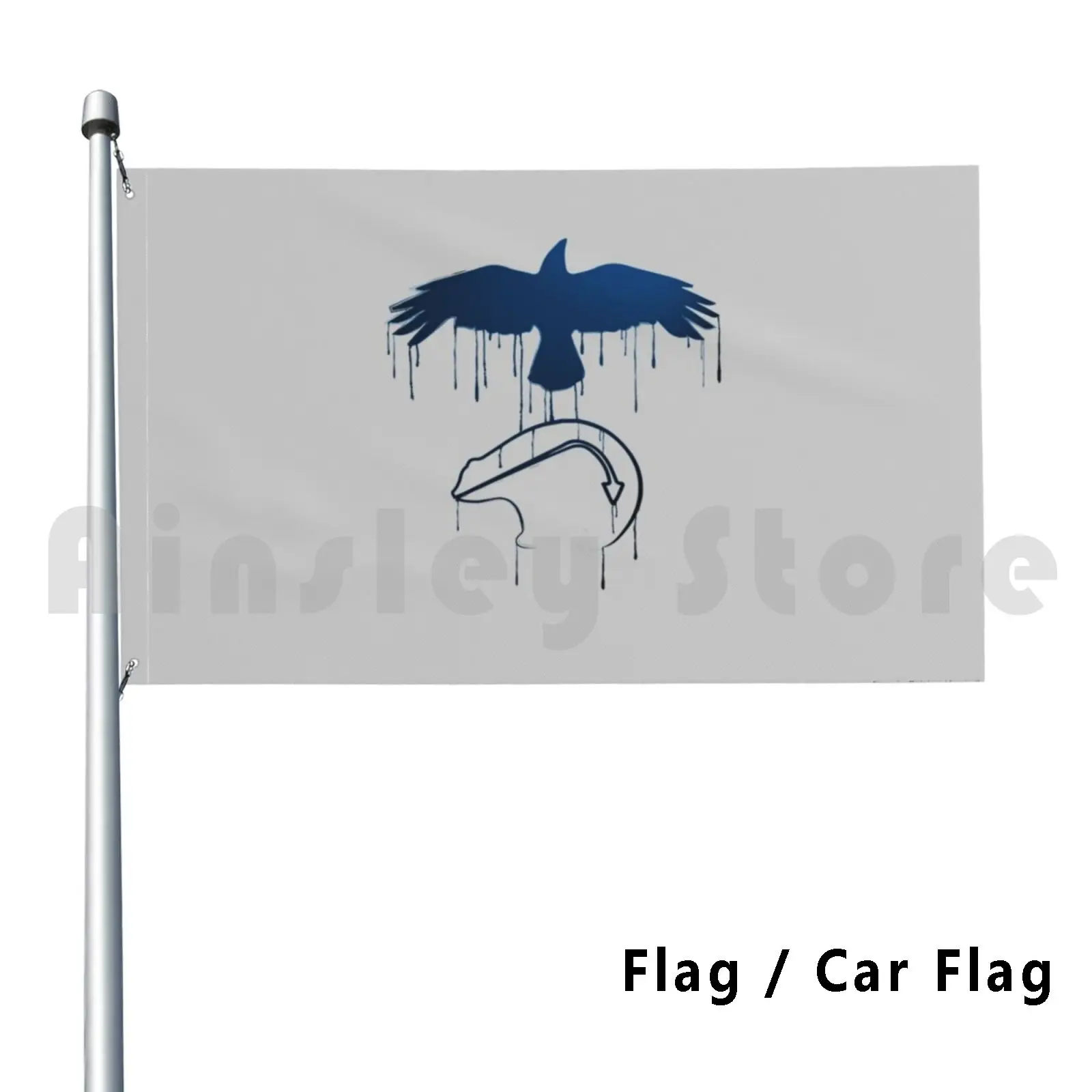 

Blood From The Sky Outdoor Decor Flag Car Flag Raven Bear Wildlife Animal Bird Nature Tore