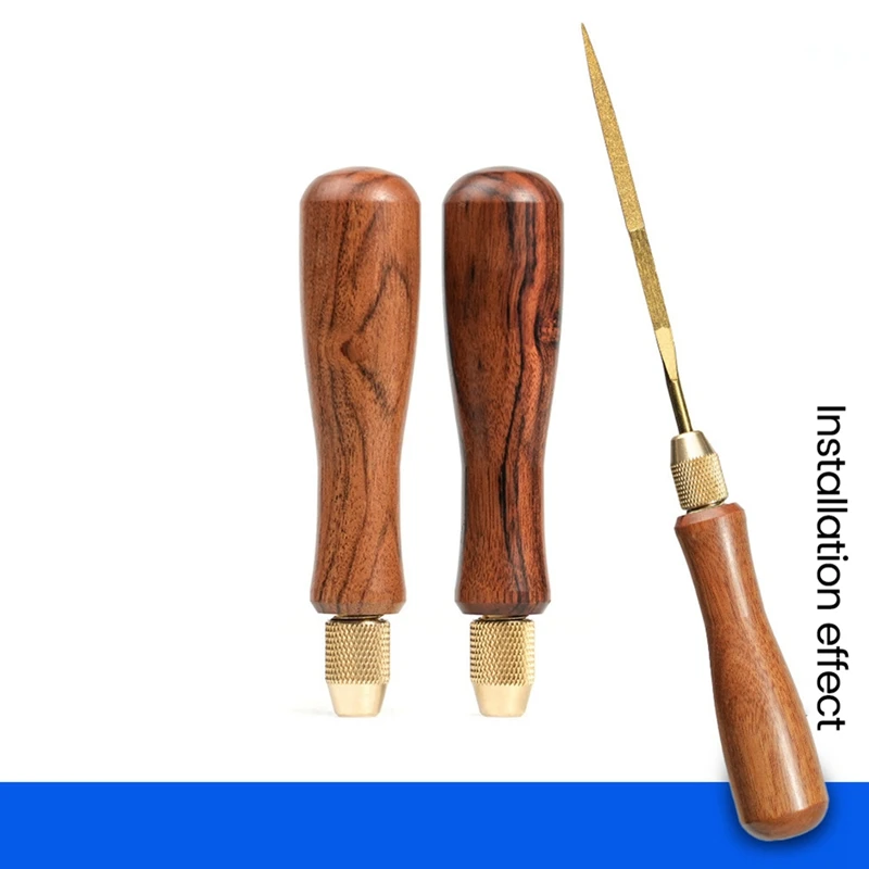 Деревянная ручка для файлов деревянные ручки с латунным цанговым патроном