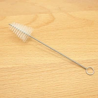 piping tip cleaning brush kitchen tool accessories stainless steel nylon flower nozzle brush home dish scrubber