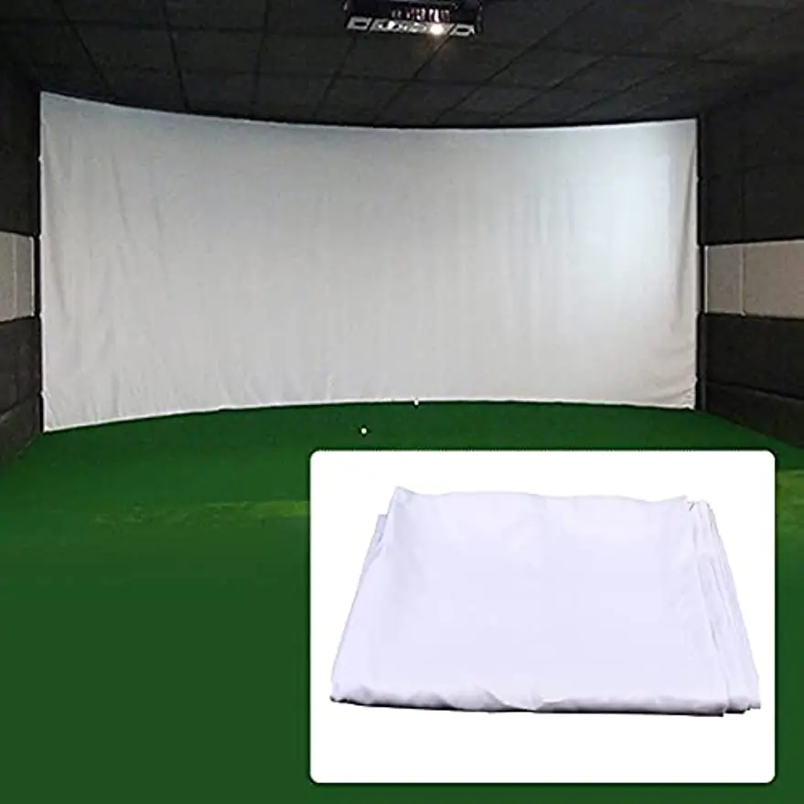

Golf Simulator Projection Screen, Golf Ball Training Simulator Impact Display Projector Screen