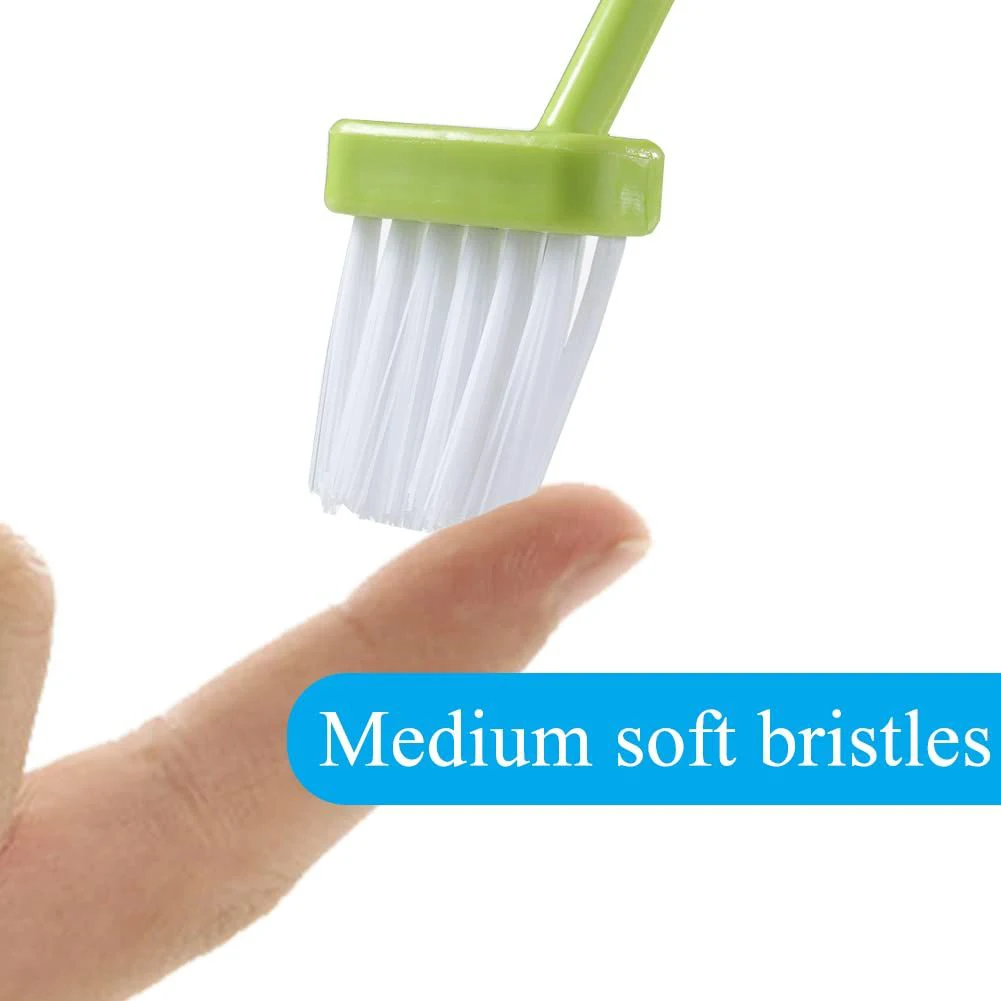 

3Pcs/Set V-shaped Toilet Under Rim Cleaning Brush Ergonomic Design Toilet Brushes Multi-Purposes For Gas Stove Slot Floor Drain