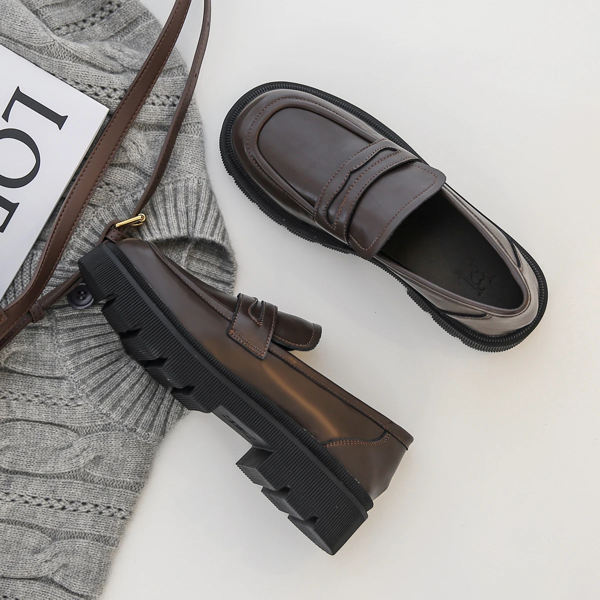 

2022 NEW Mary Jane Shoes Loafer Shoes Boot Japanese Student Shoes Girl Lolita Shoes Commuter Uniform Shoes Casual Platform