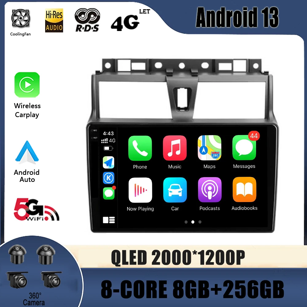 

Автомагнитола, мультимедийный видеопроигрыватель GPS для Geely Emgrand EC7 1 2016 - 2018 Android 13, навигация No 2 Din, DVD-плеер