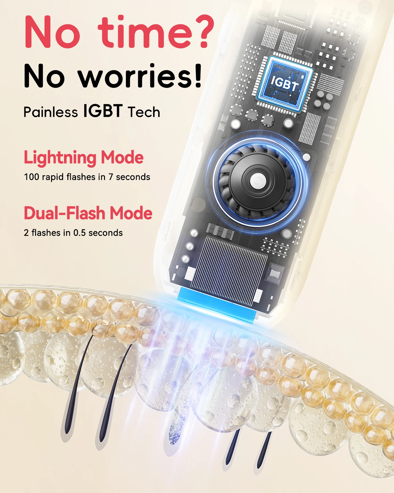 Лазерный эпилятор IPL 22J Unlimted IGBT 5 2 см2