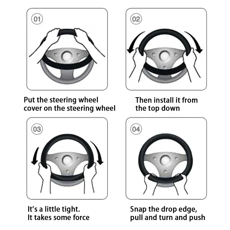 Чехол на руль из кожи без запаха, тонкий, для Subaru XV, подходит для EyeSight AWD, Subaru BRZ, WRX, XV, Ascent, Forester, Outback, Impreza (art.: 3920d4fd64ce1) - 3920d4fd64ce1