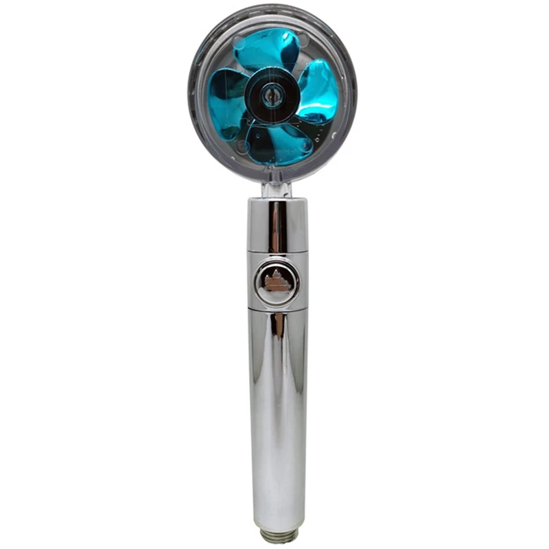 

Съемная ручная насадка для душа, водосберегающая Вращающаяся насадка с небольшим вентилятором, Распылительная насадка высокого давления «...