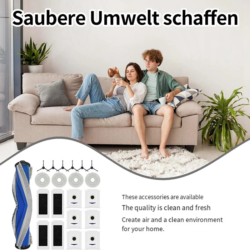 LICG для Ecovacs Deebot T30/T30 Max/T30 Pro аксессуары тканевый мешок швабры пыли запасные части