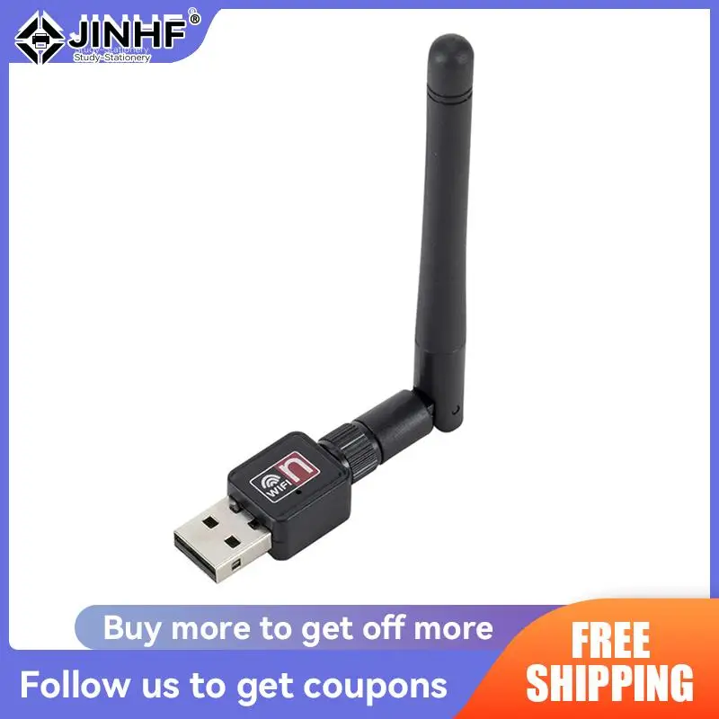 

Network Card Mini USB WiFi Adapter Card 150 Mbps 2dBi WiFi Adapter PC WiFi Antenna WiFi Dongle 2.4G USB Ethernet WiFi Receiver