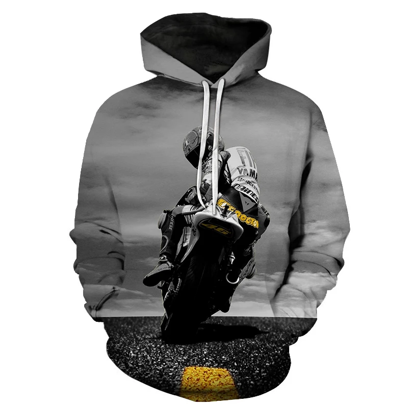 

Men's Clothing Fashion 3d Printed Hoodie Women's Hooded Sweatshirt Motorcycle Outdoor Casual Sportswear Oversized Tops Tees New