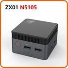 Мини-ПК ZX01, Windows 11, Intel N5105, 2,9 ГГц, DDR4, 8 ГБ, ТБ, SSD, 1000 МБ, , Wi-Fi, BT4.2, настольный мини-ПК, игровой компьютер VS Beelink U59