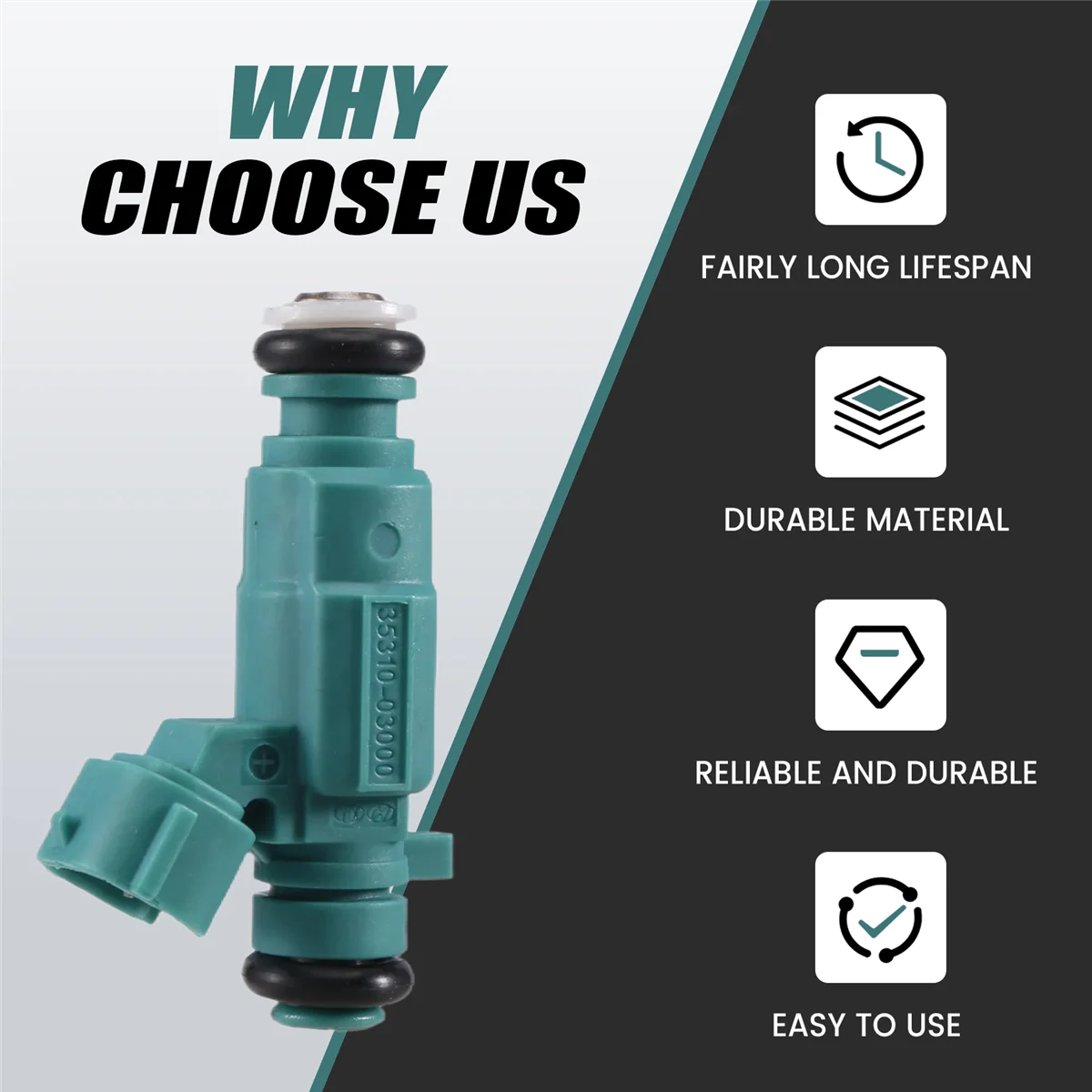 Качественная топливная форсунка 35310-03000 3531003000 Для Hyundai I10 IA PA I20 Kia Picanto TA Rio III 1.2L G4LA