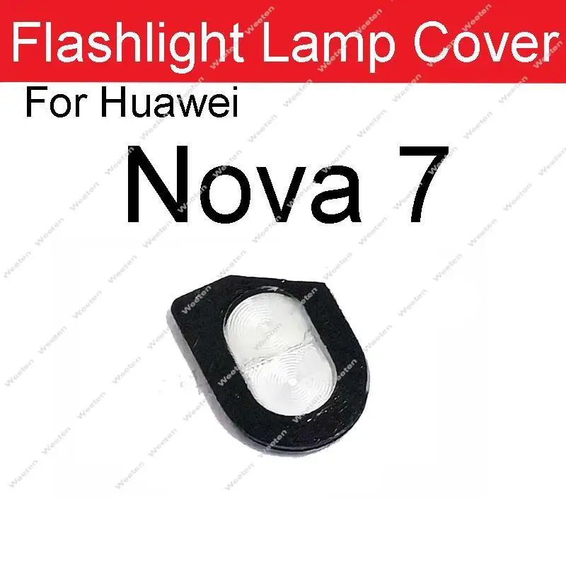Фото Задняя крышка вспышки для Huawei Nova 8 7 7i 6 5 5T Pro SE 4 3 3i 3E 2S Nova Lite Задняя крышка фонарика, держатель корпуса, детали №5