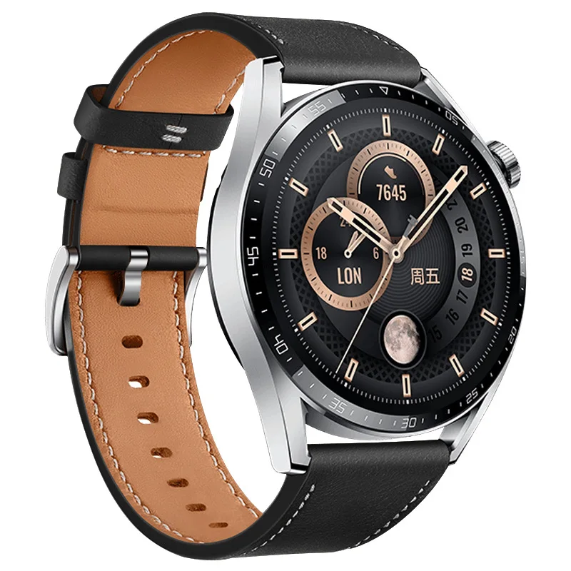 20/22mm Watchband for Huawei Watch GT 3 Pro Leather Strap Sport Smart Wristband Bracelet Replacement Accessories for GT 3 Pro