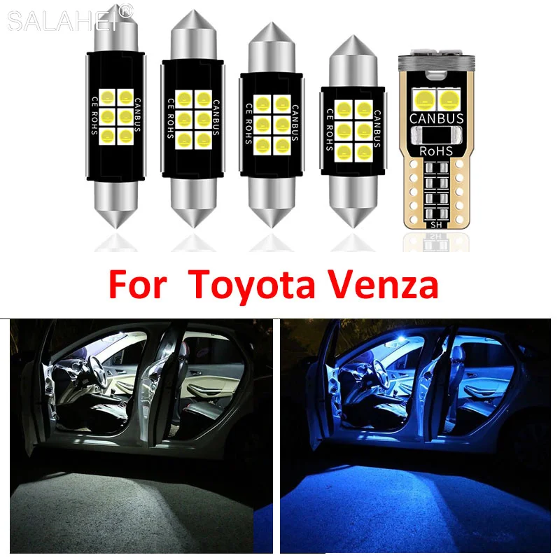 

13pcs White Canbus LED Light Bulbs Package Kit For 2009-2016 Toyota Venza T10 31MM Interior Map Dome Trunk License Plate Lamp