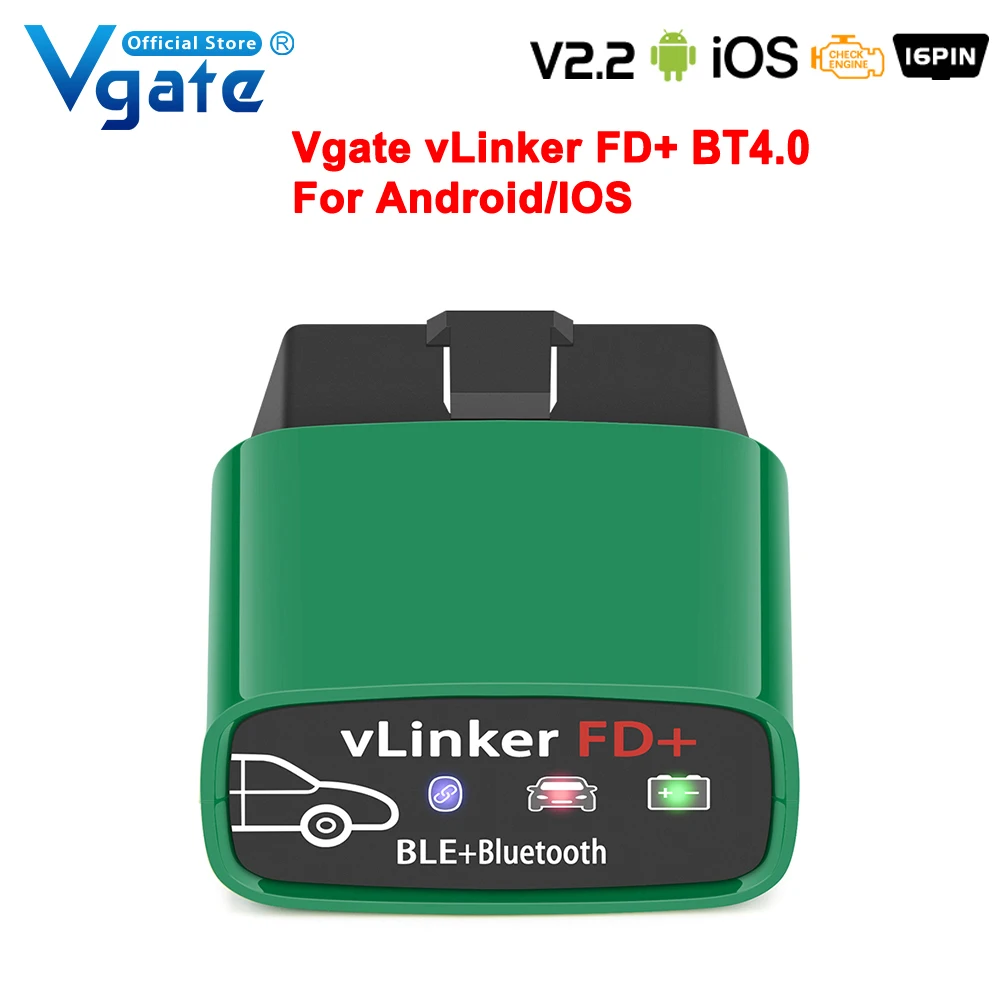 

Vgate vLinker FD + ELM327 bluetooth 4,0 FORScan для Ford wifi OBD2 автомобильный диагностический OBD 2 сканер J2534 ELM 327 MS CAN автомобильные инструменты